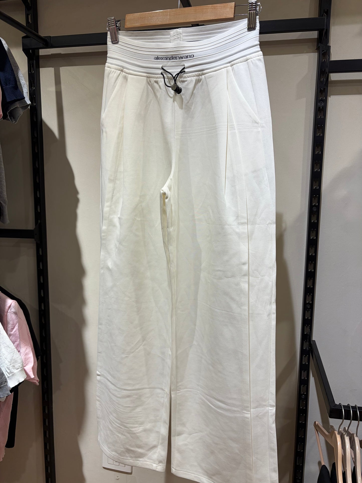 A L E X A N D E R W A N G Wide Leg Cotton Pants