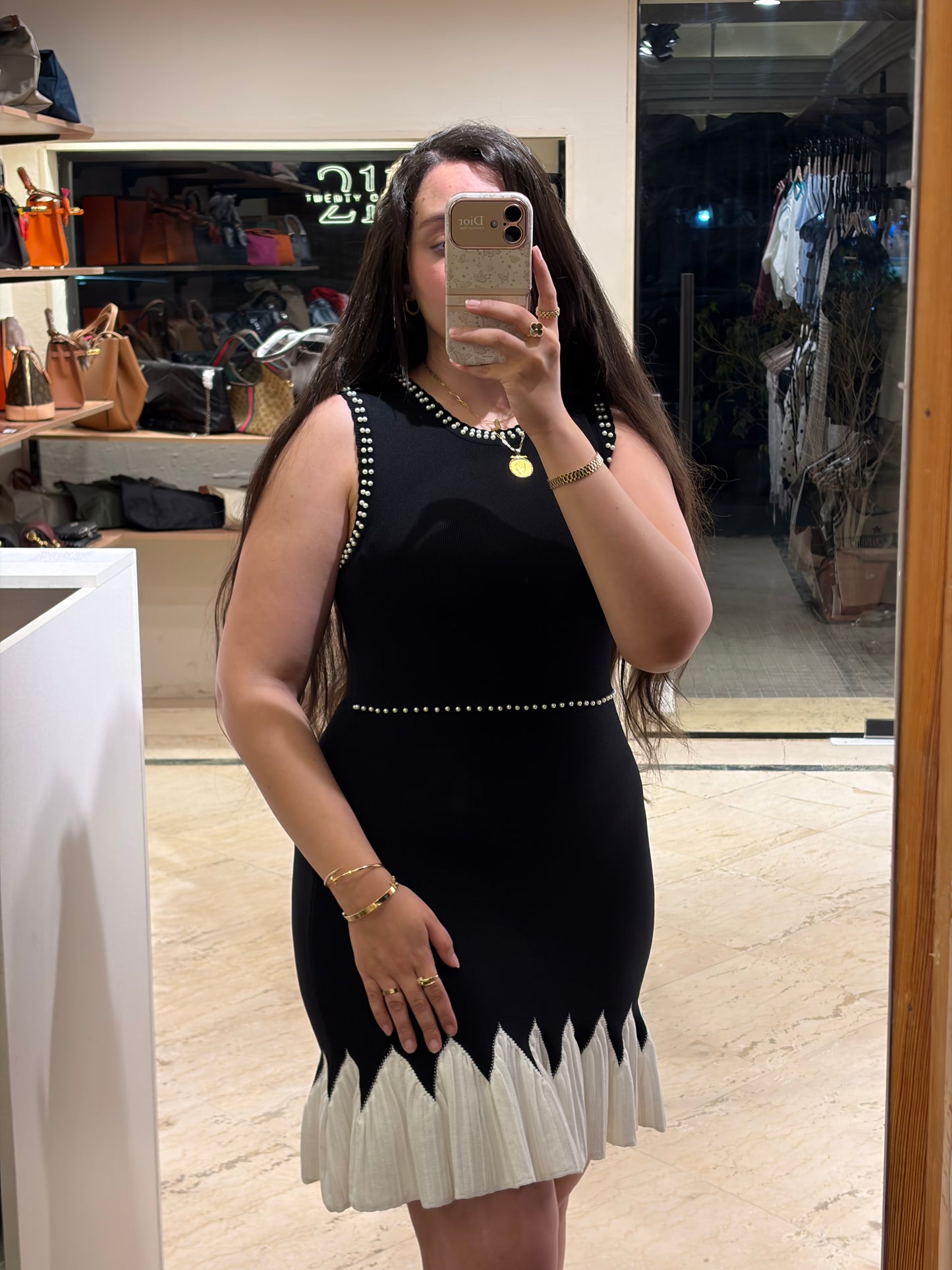 S A N D R O Pearl Short Dress