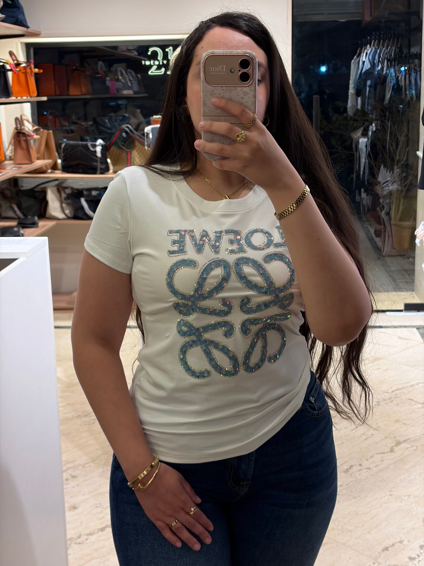 L O E W E Shiny T-Shirt