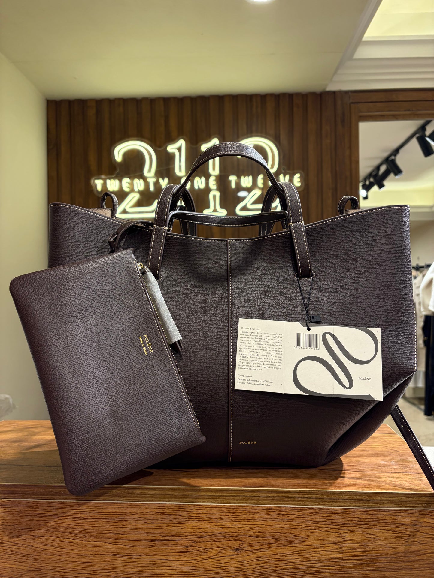 P O L E N E Cyme Tote Bag 38 Big