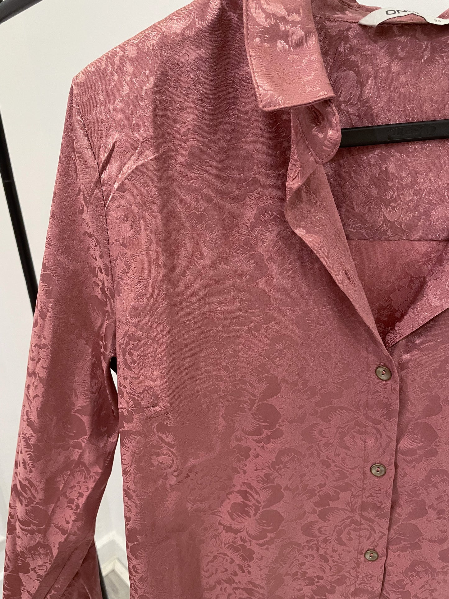 ONLY Flowers Satin Shirt