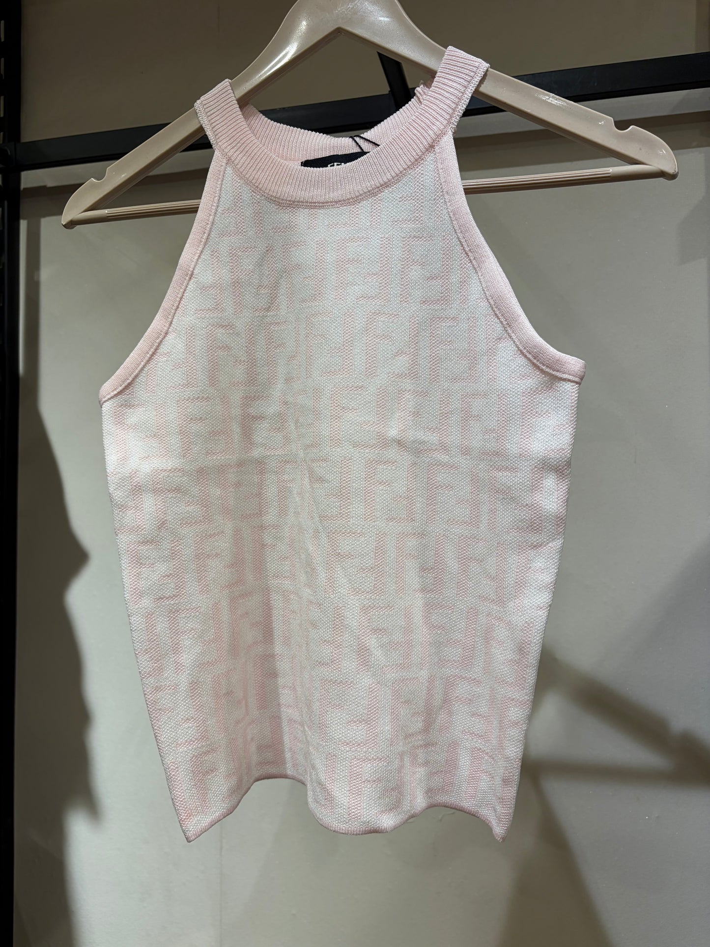 F E N D I Halter Neck Top