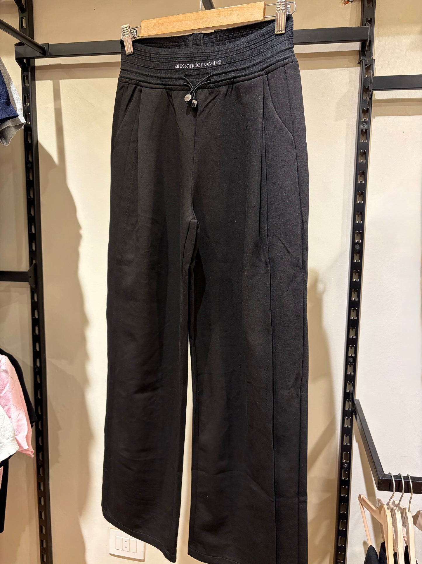 A L E X A N D E R W A N G Wide Leg Cotton Pants