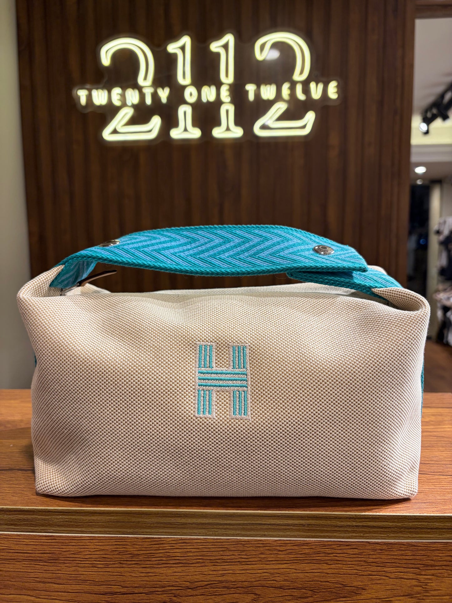 H E R M È S Bride-a-Brac Case blue 25