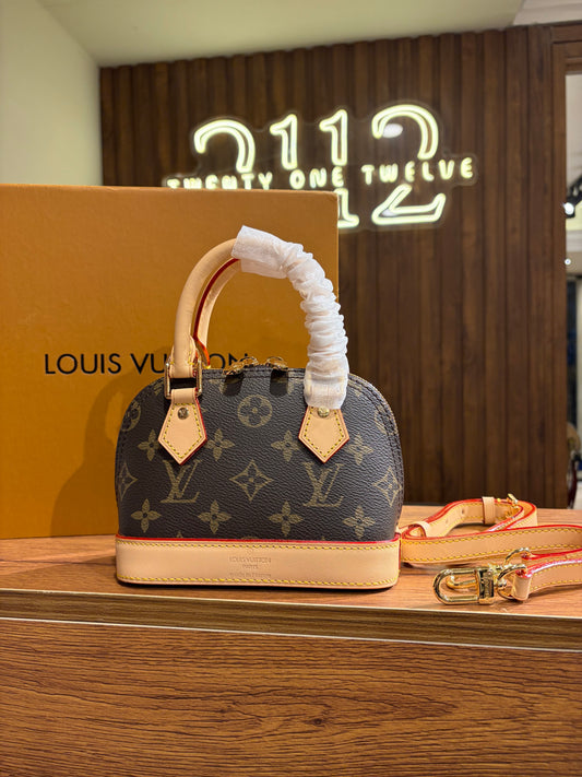 L V Nano Alma Monogram Handbag 18