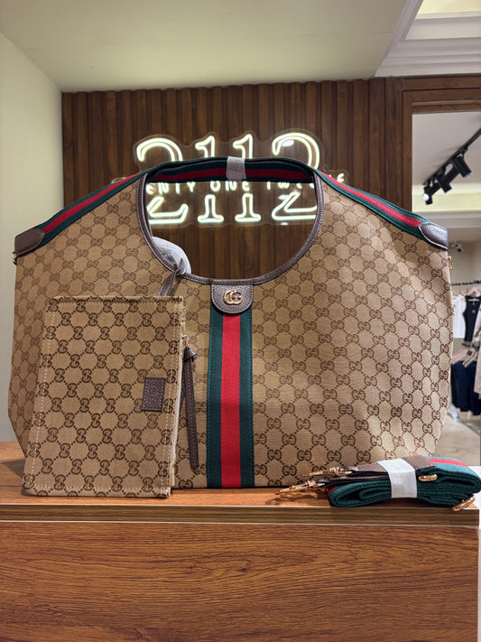 G U C C I Giglio Large Tote Bag