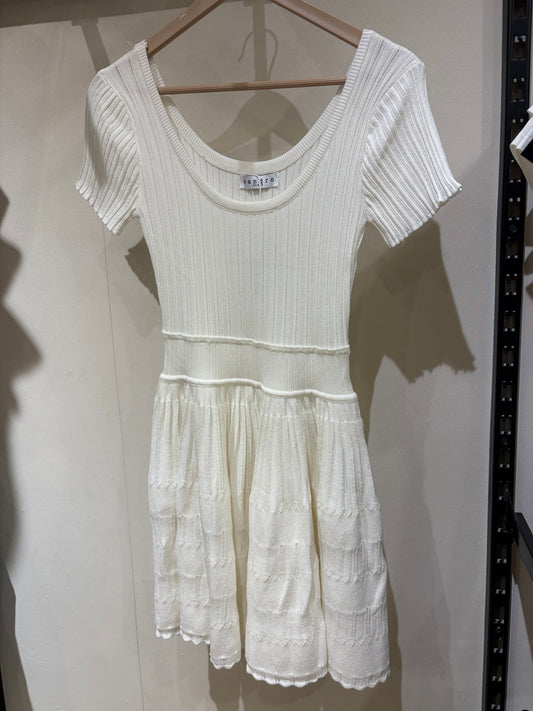 S A N D R O Knit Short Dress