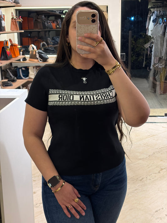 D I O R Half Sleeves Top