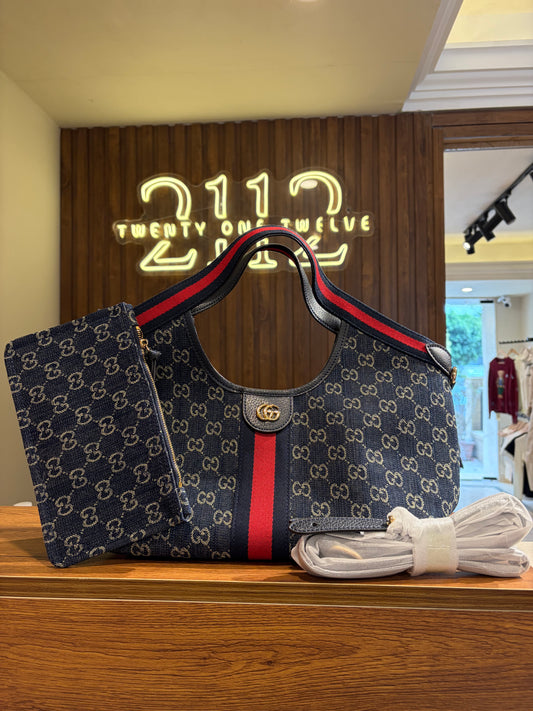 G U C C I Giglio Small Tote Bag
