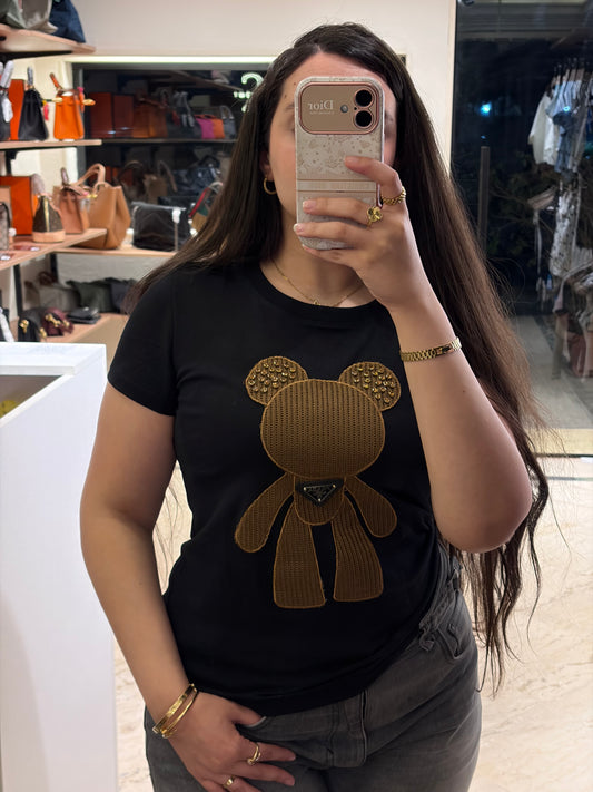 P R A D A Bear Half Sleeves T-shirt