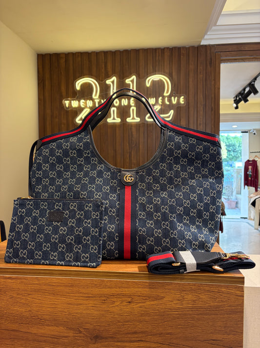 G U C C I Giglio Medium Tote Bag