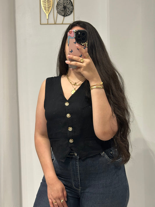 Linen Vest