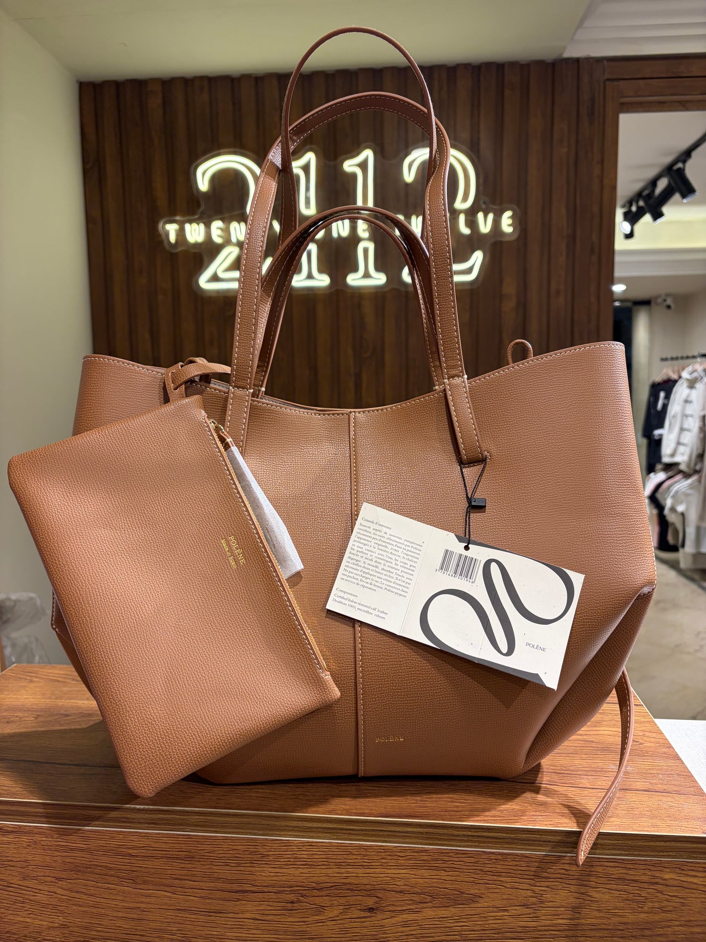 P O L E N E Cyme Tote Bag 38 Big