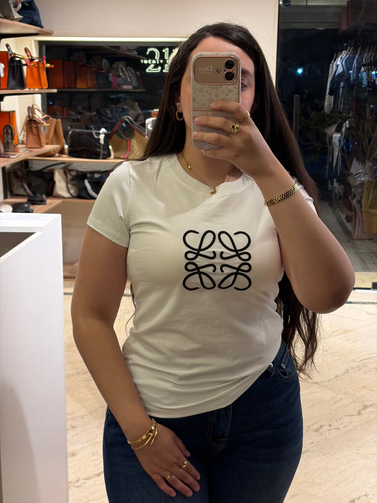 L O E W E Half Sleeves T-shirt