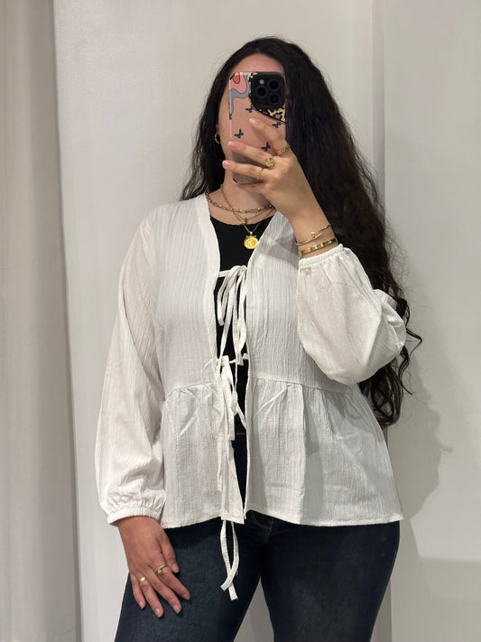 Front Tie Blouse