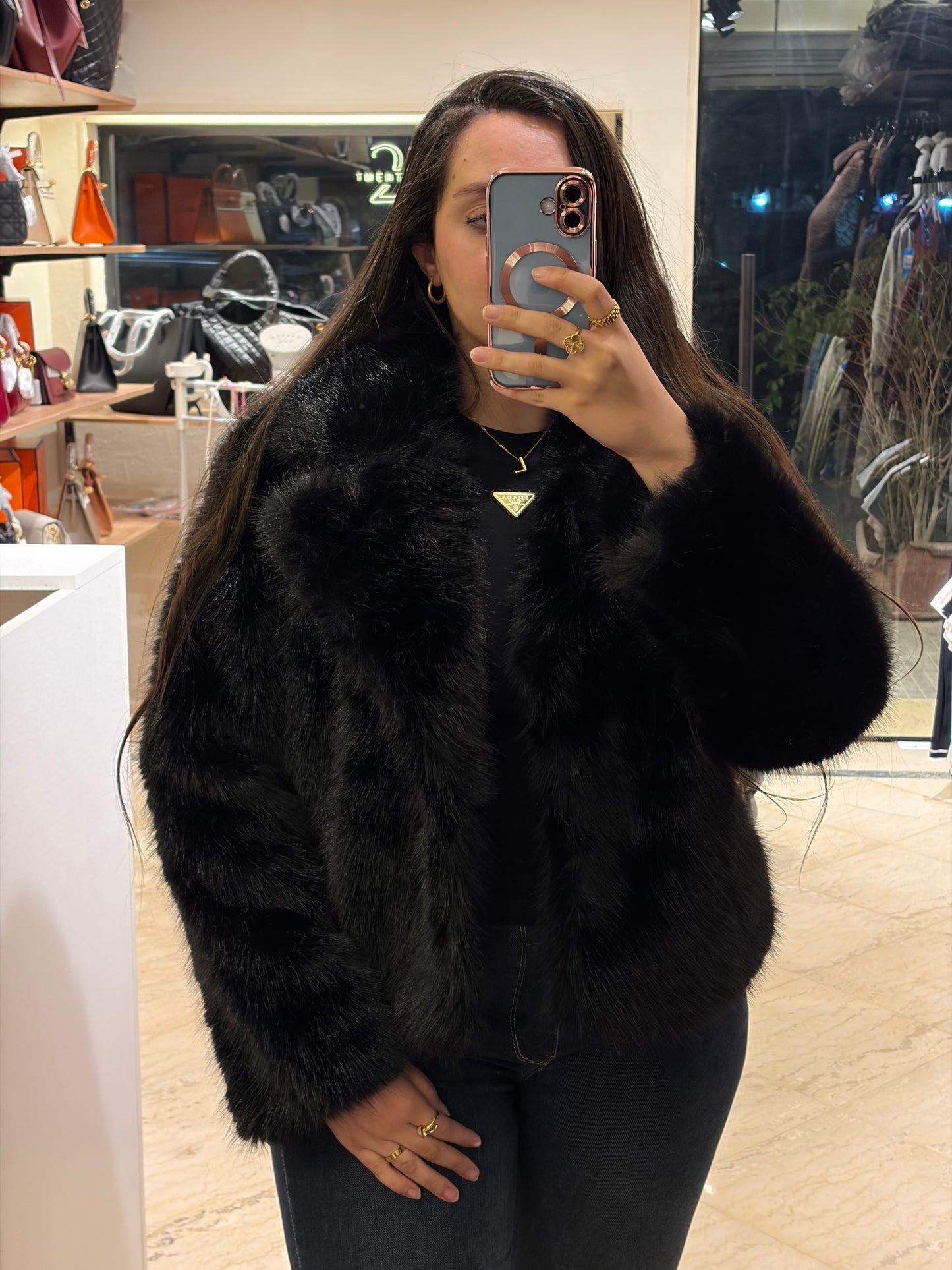 Faux Fur Jacket