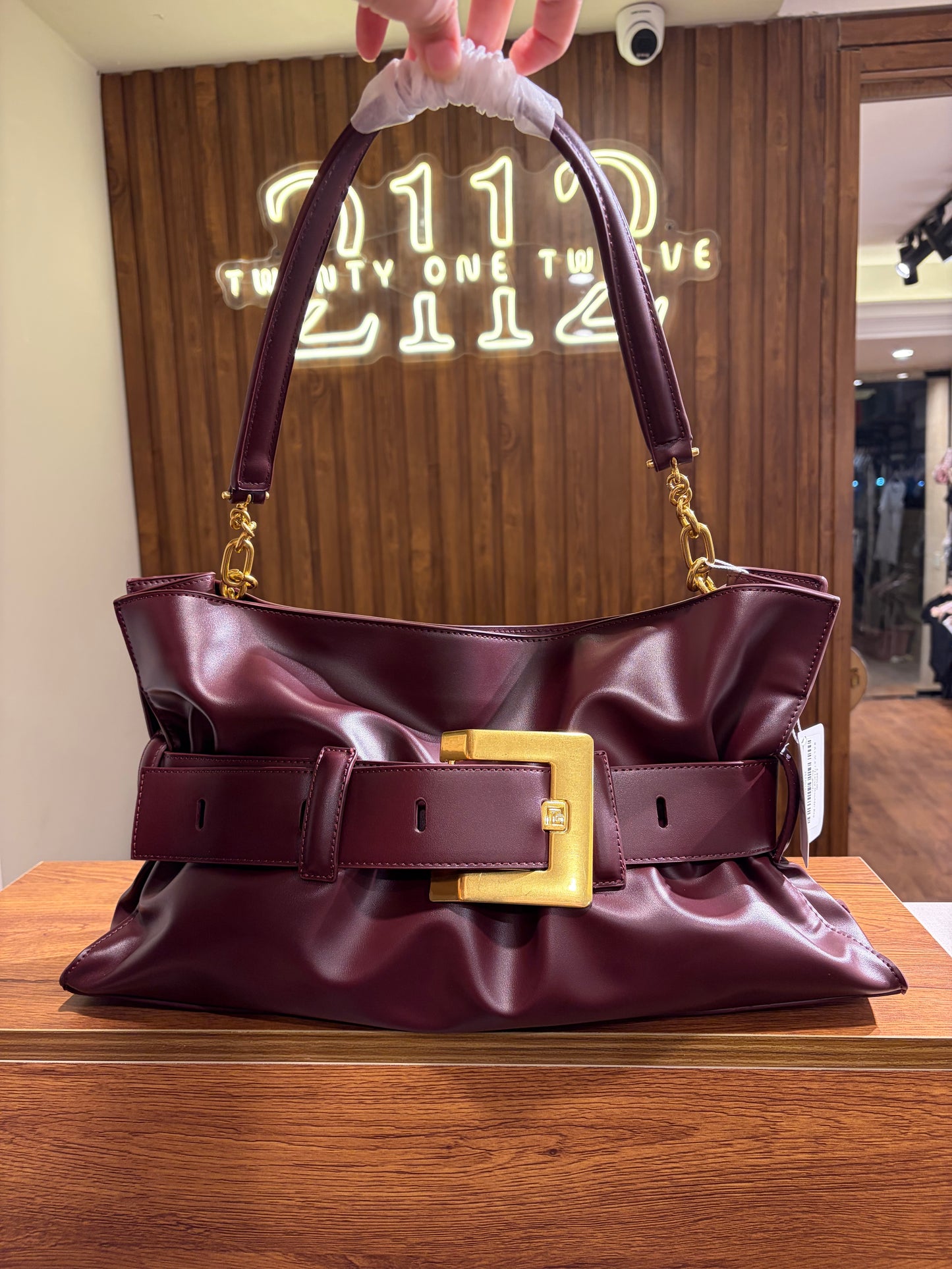 B A L M A I N Large Shoulder Bag