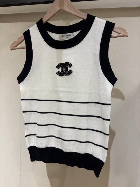C H A N E L Striped Tanktop