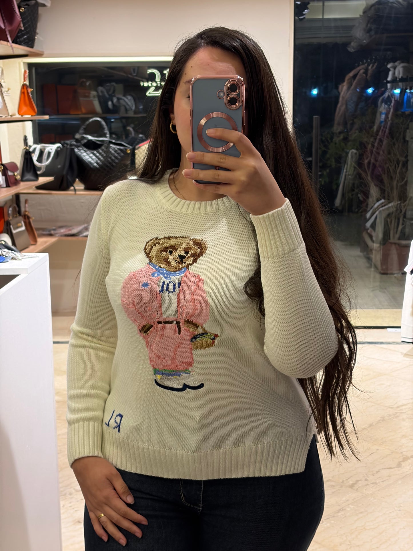 R A L P H Bear Crewneck Sweater