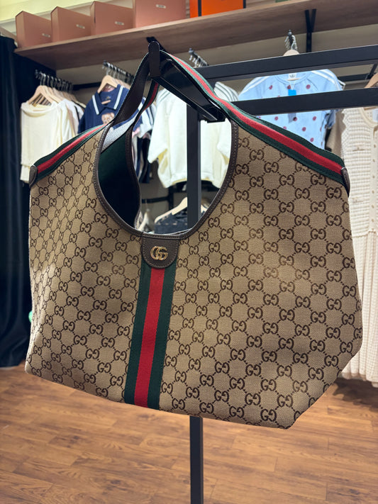 G U C C I Giglio Large Tote Bag