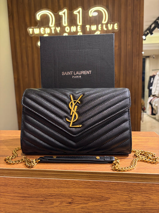 Y S L Cassandre Envelope Chain Clutch 22.5