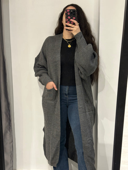 Grey cardigan