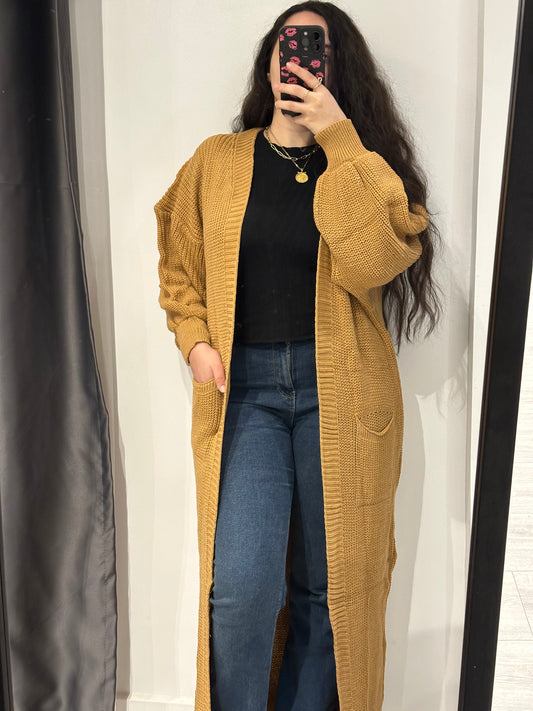 Camel cardigan