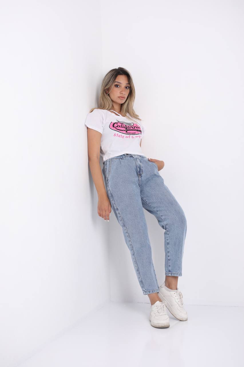 Printed Cropped T-Shirt