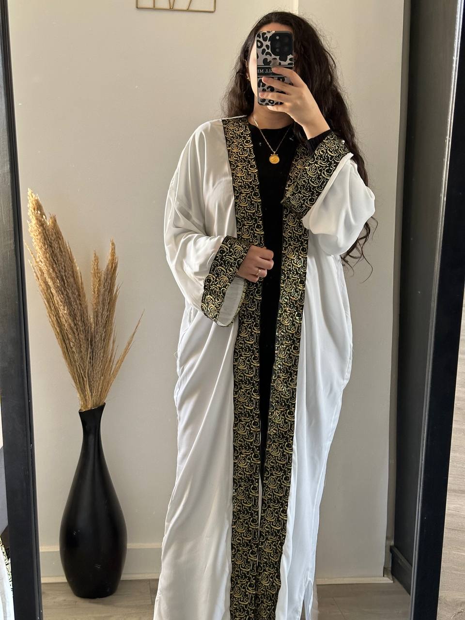 White Shifon Kaftan