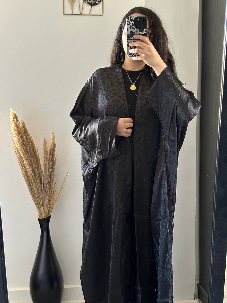 Satin kaftan