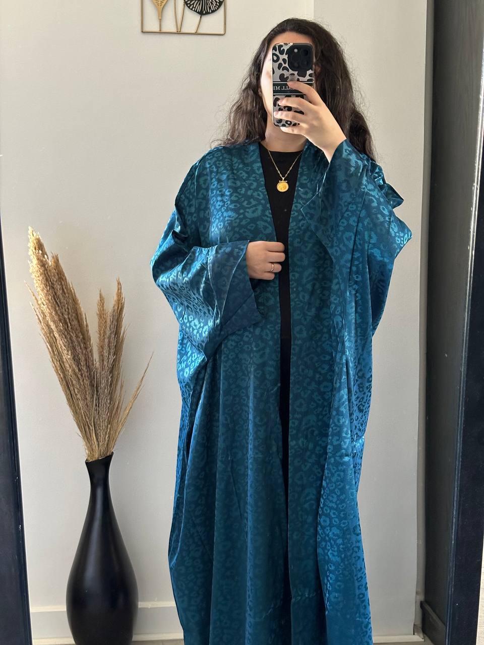 Satin kaftan